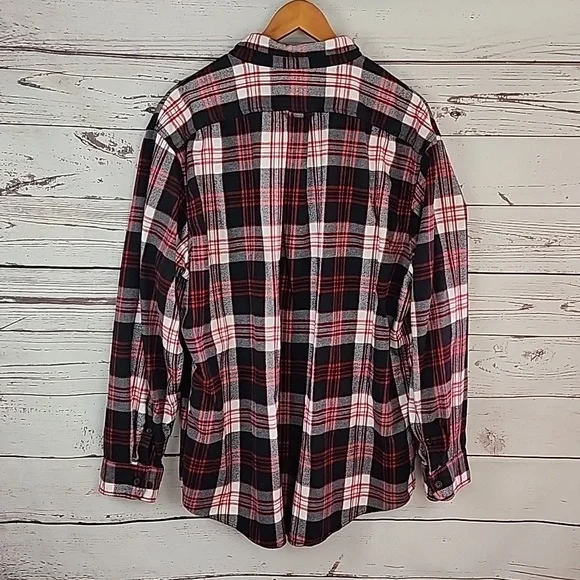 Lands End Men's Flannel XXL - Picture 4 of 6